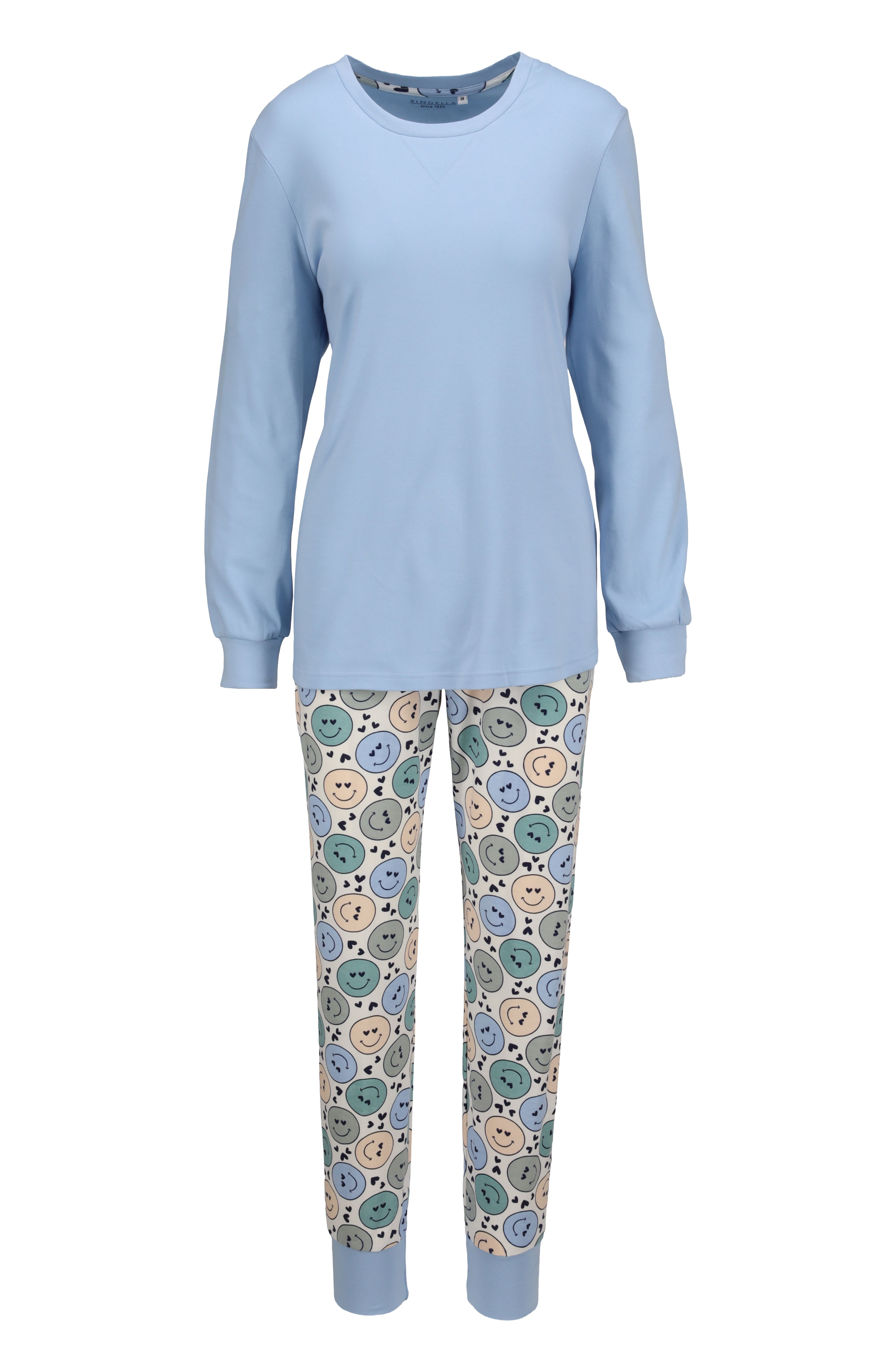 Pyjama mit Strickbündchen