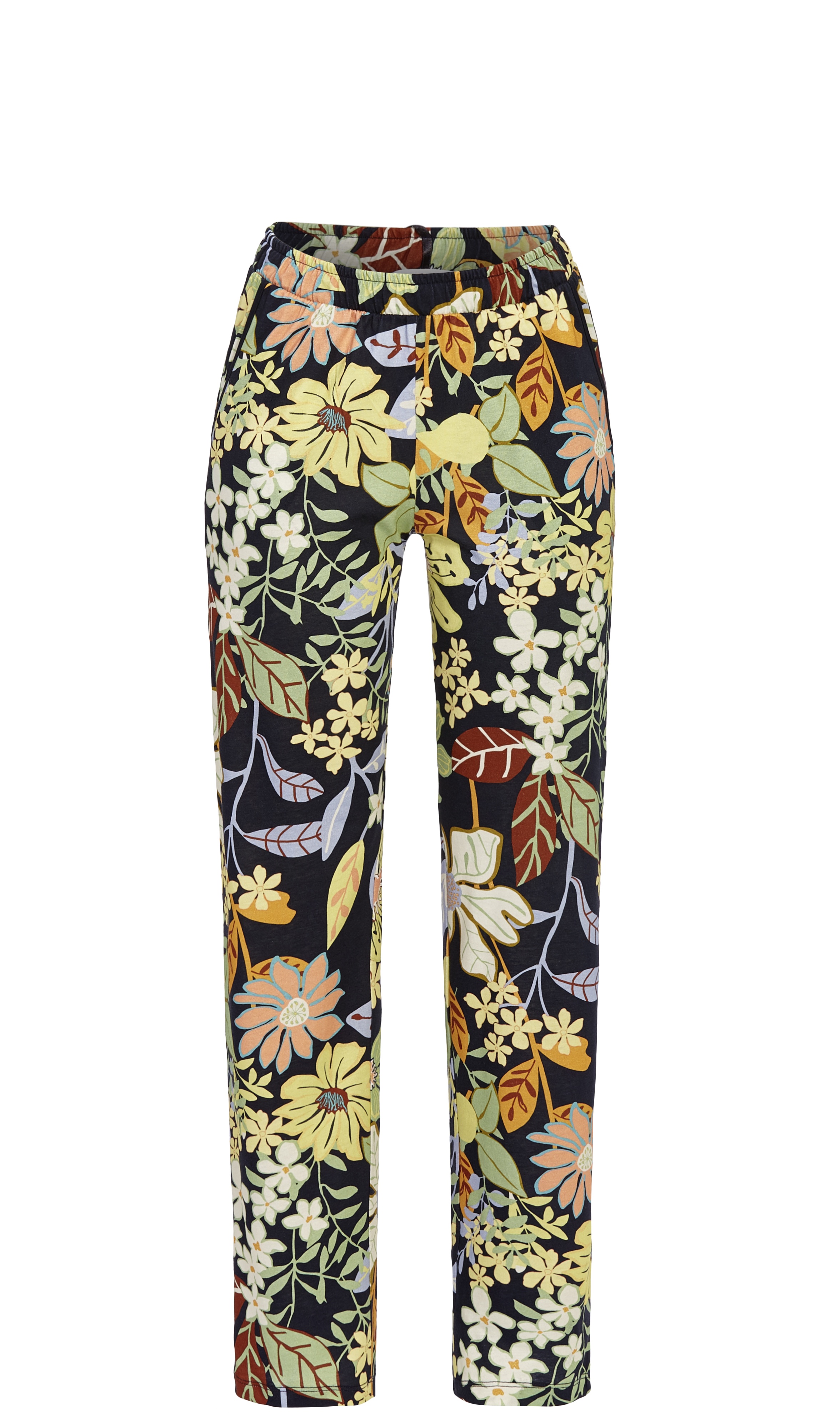 Lange Hose mit Blumendessin