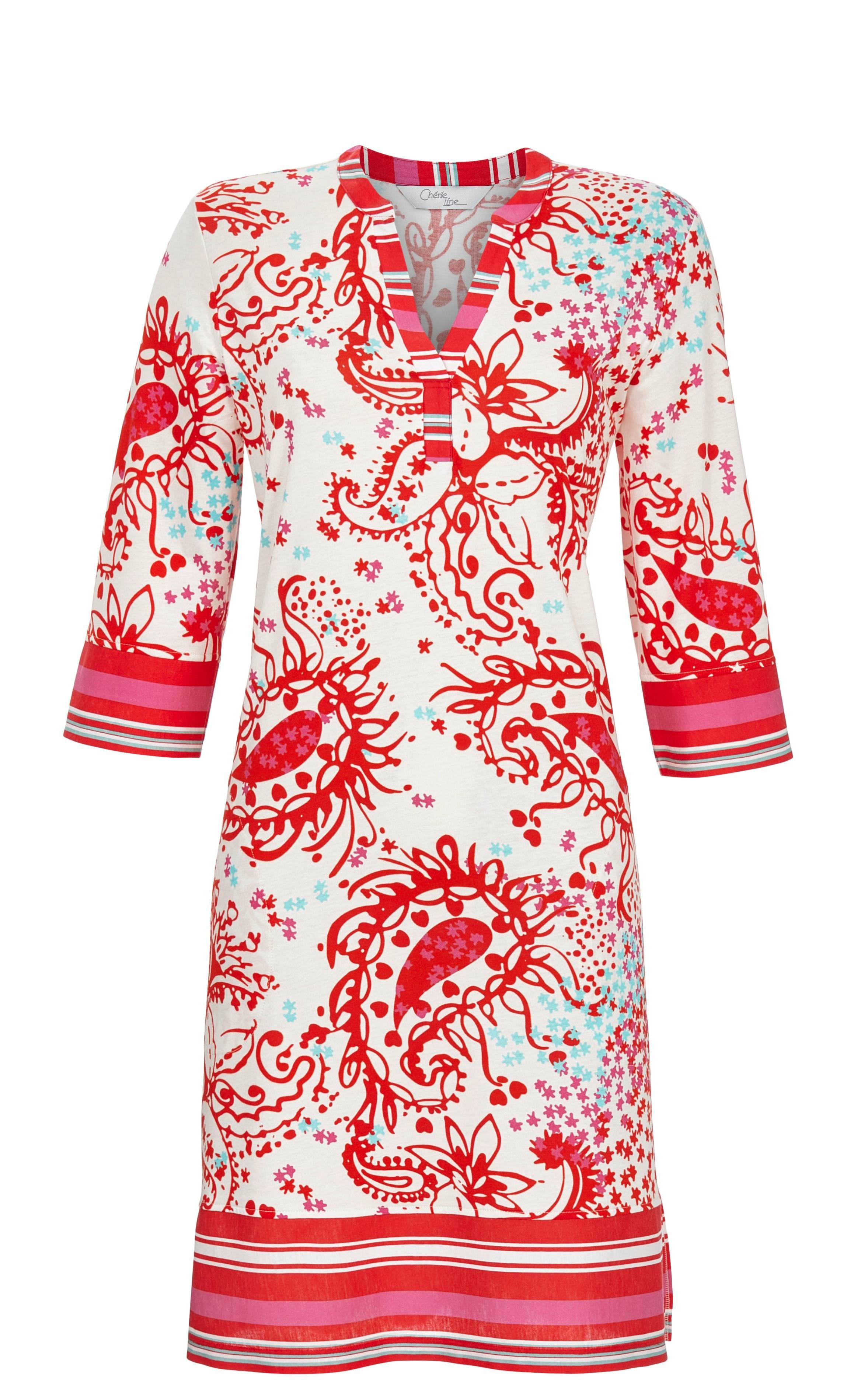 Tunikakleid im Paisleydessin