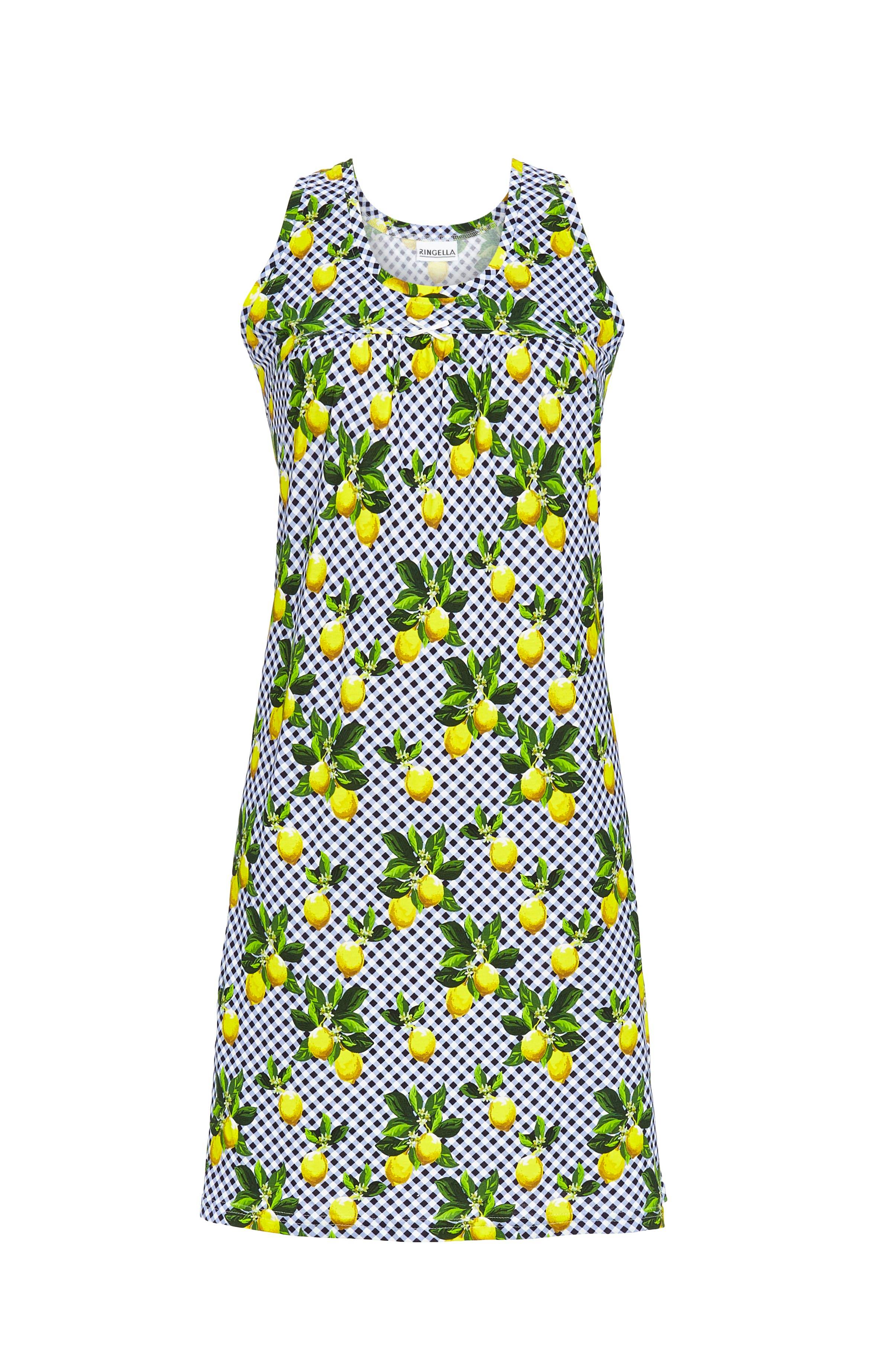 Sleepshirt mit Zitronen-Dessin