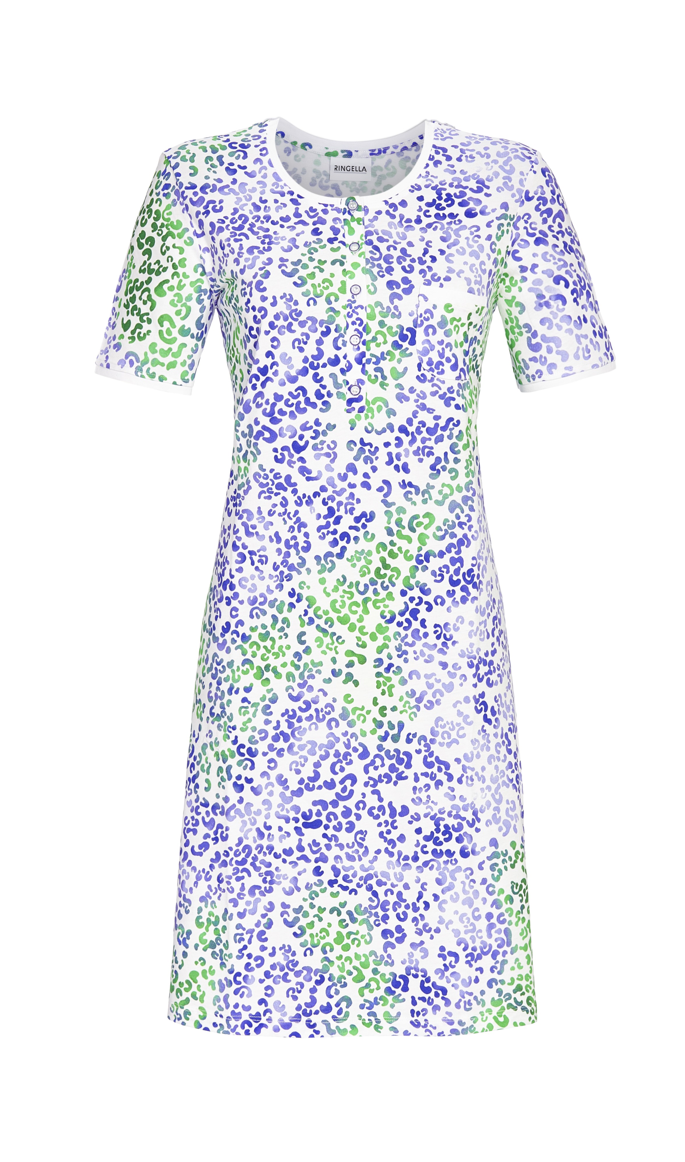 Ringella Nachthemd mit Knopfleiste