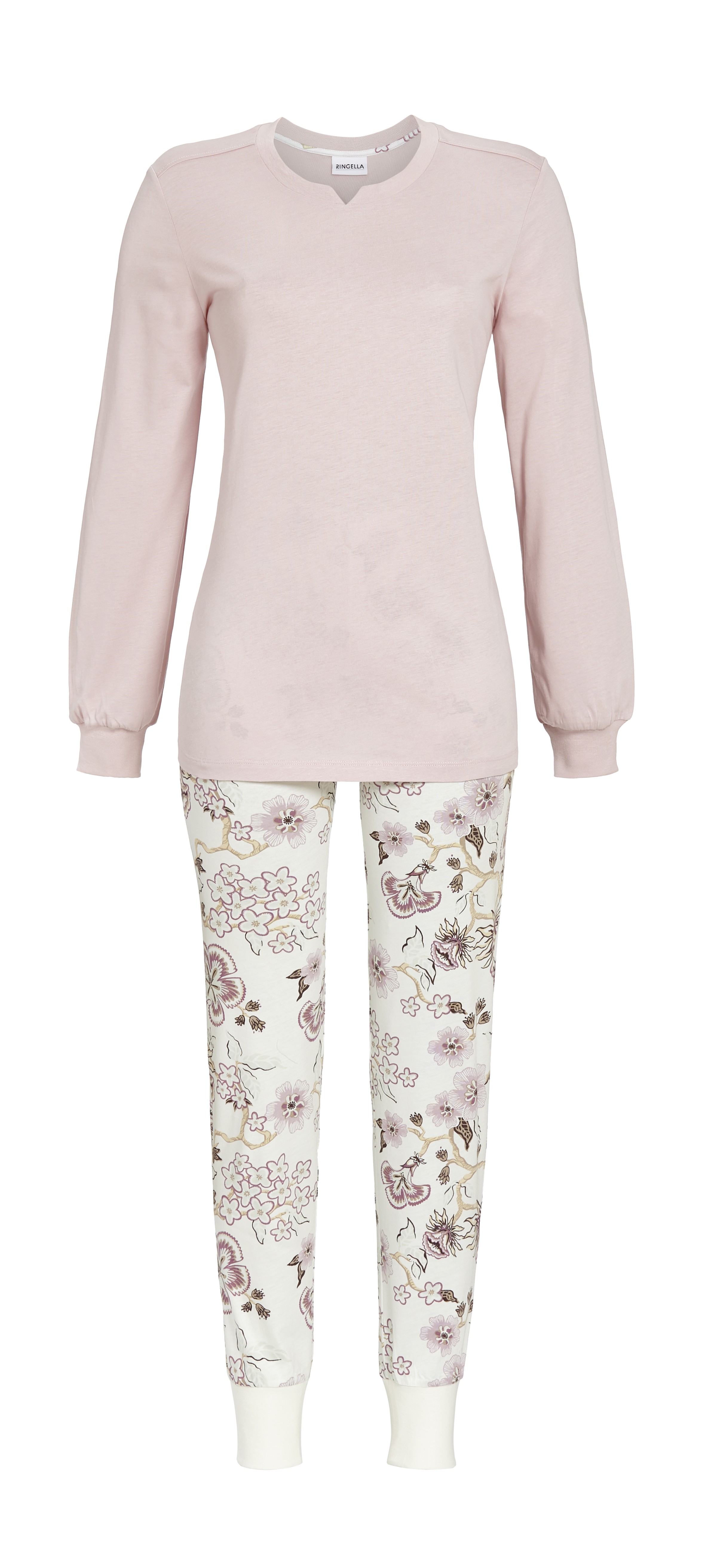 Pyjama mit Strickbündchen