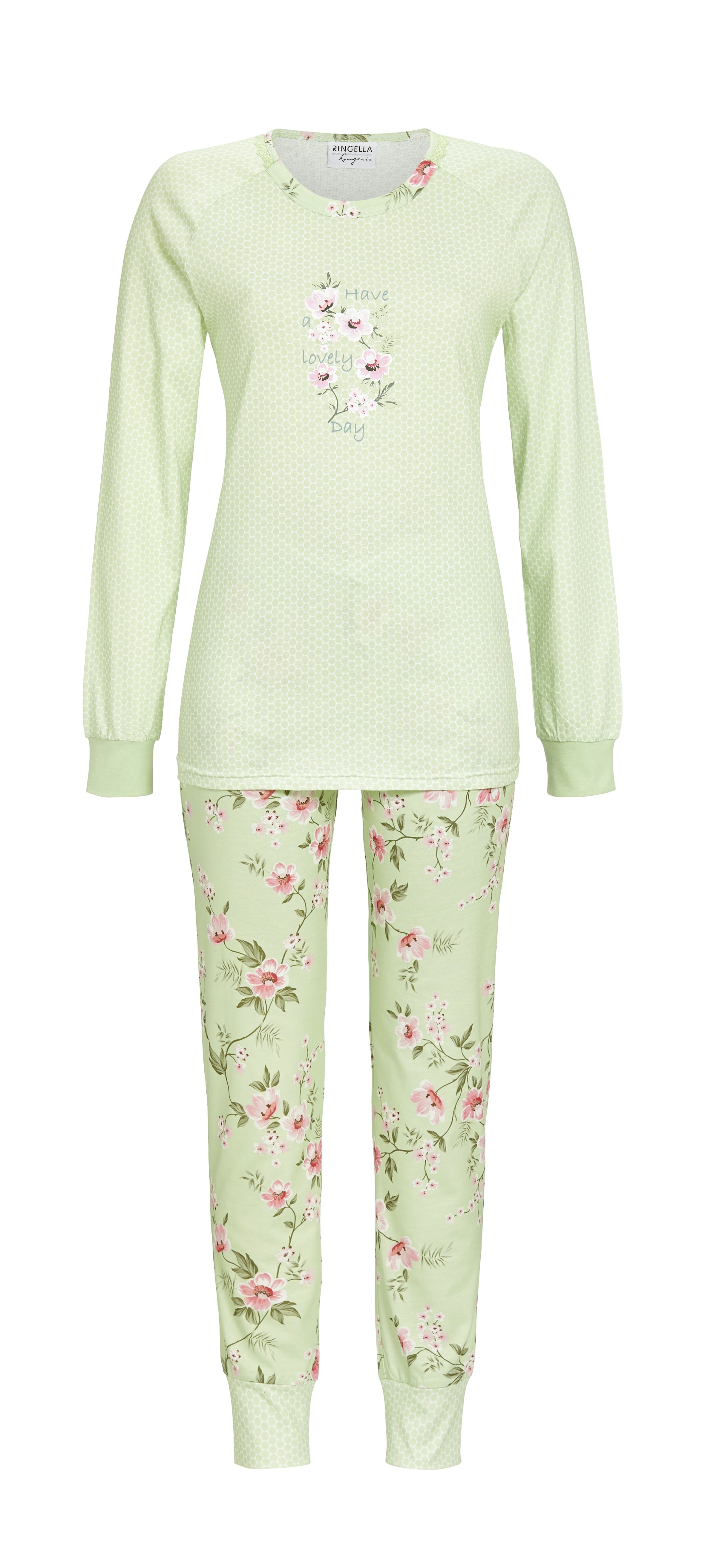 Pyjama mit Motivdruck