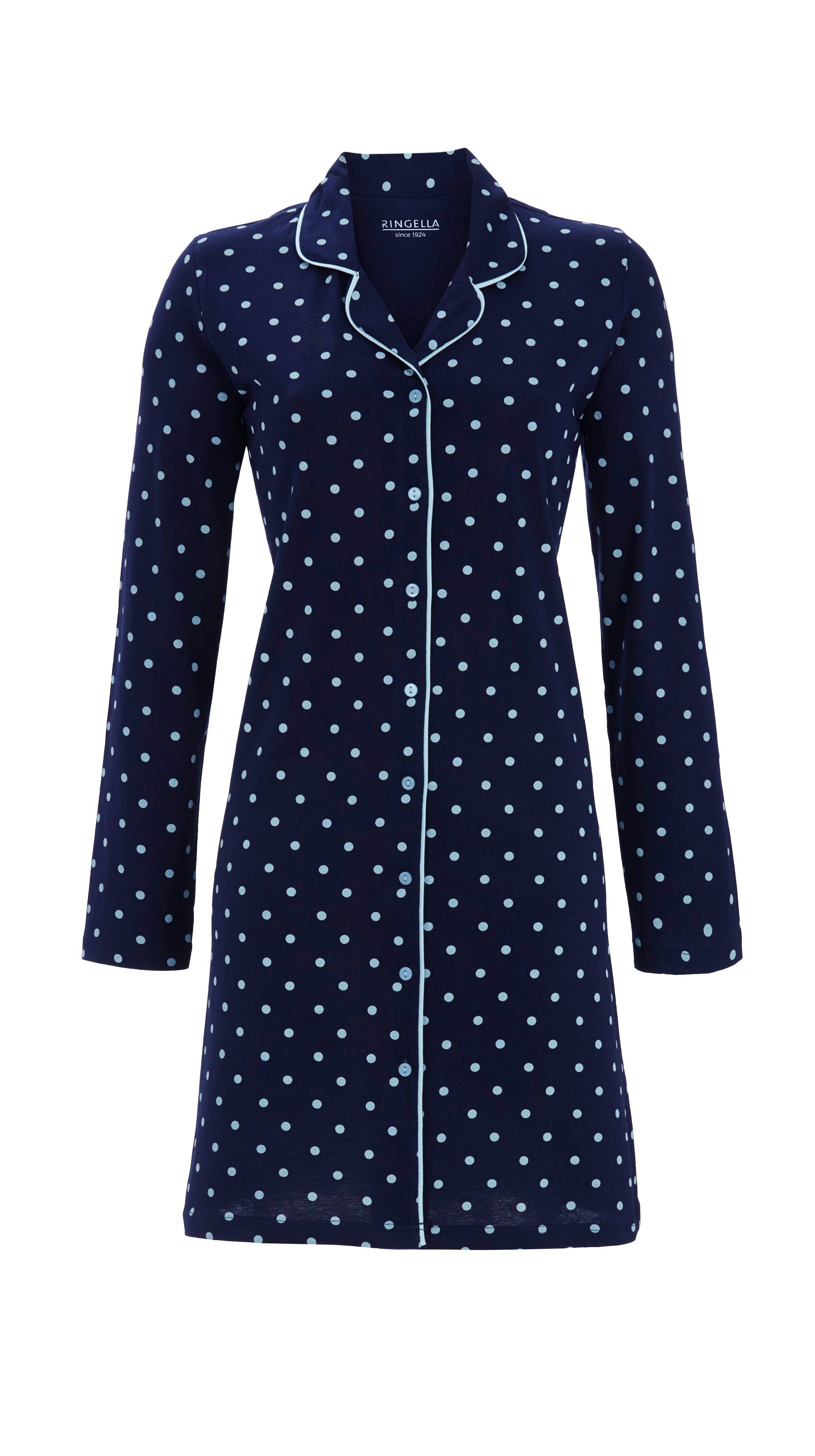 Nachthemd mit durchgehender Knopfleiste Nachthemd mit durchgehender Knopfleiste