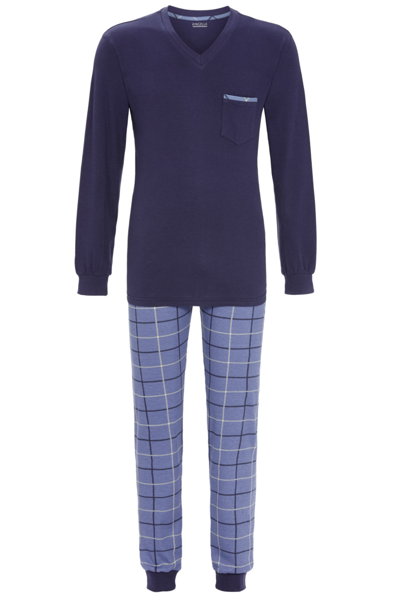 Pyjama mit Strickbündchen