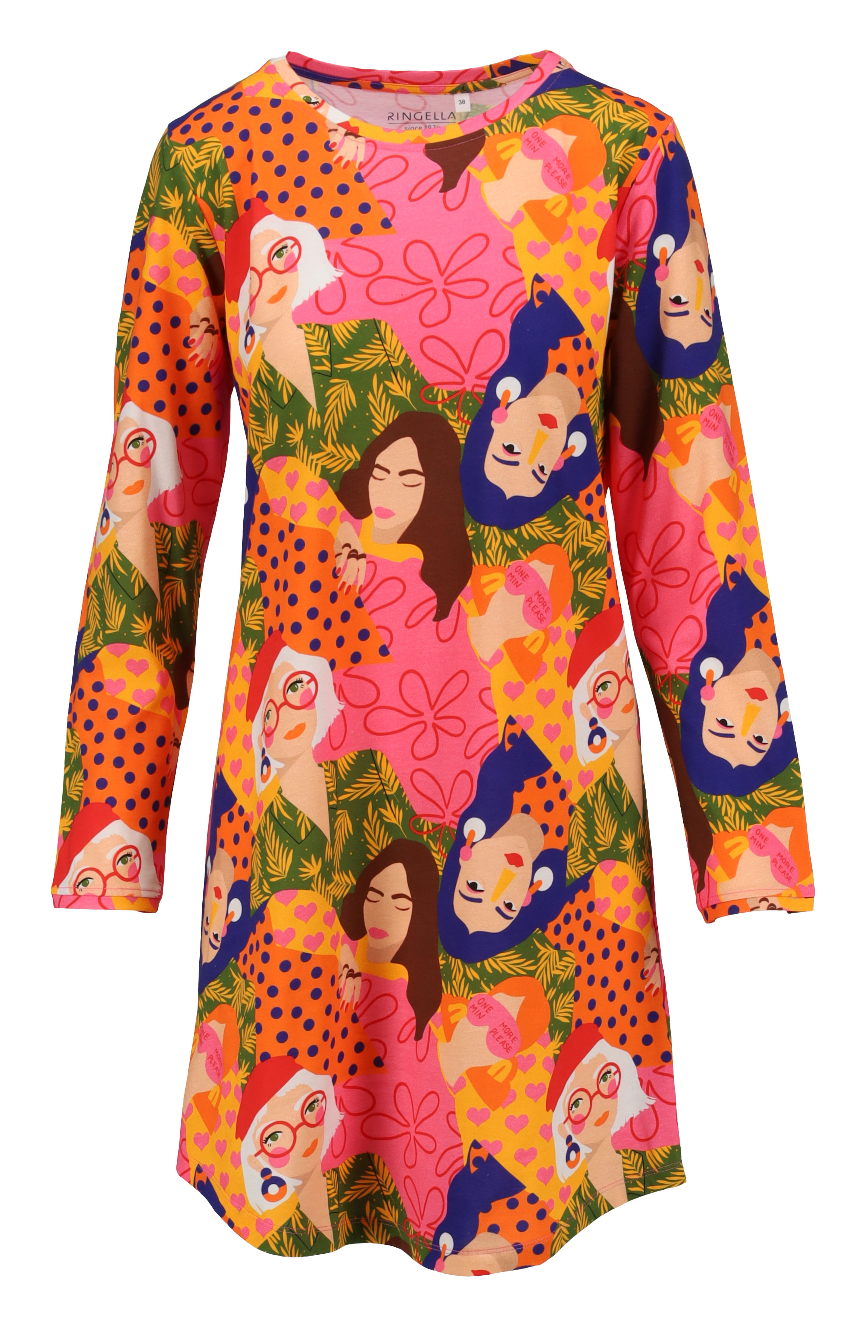 Sleepshirt mit Rundhalsausschnitt