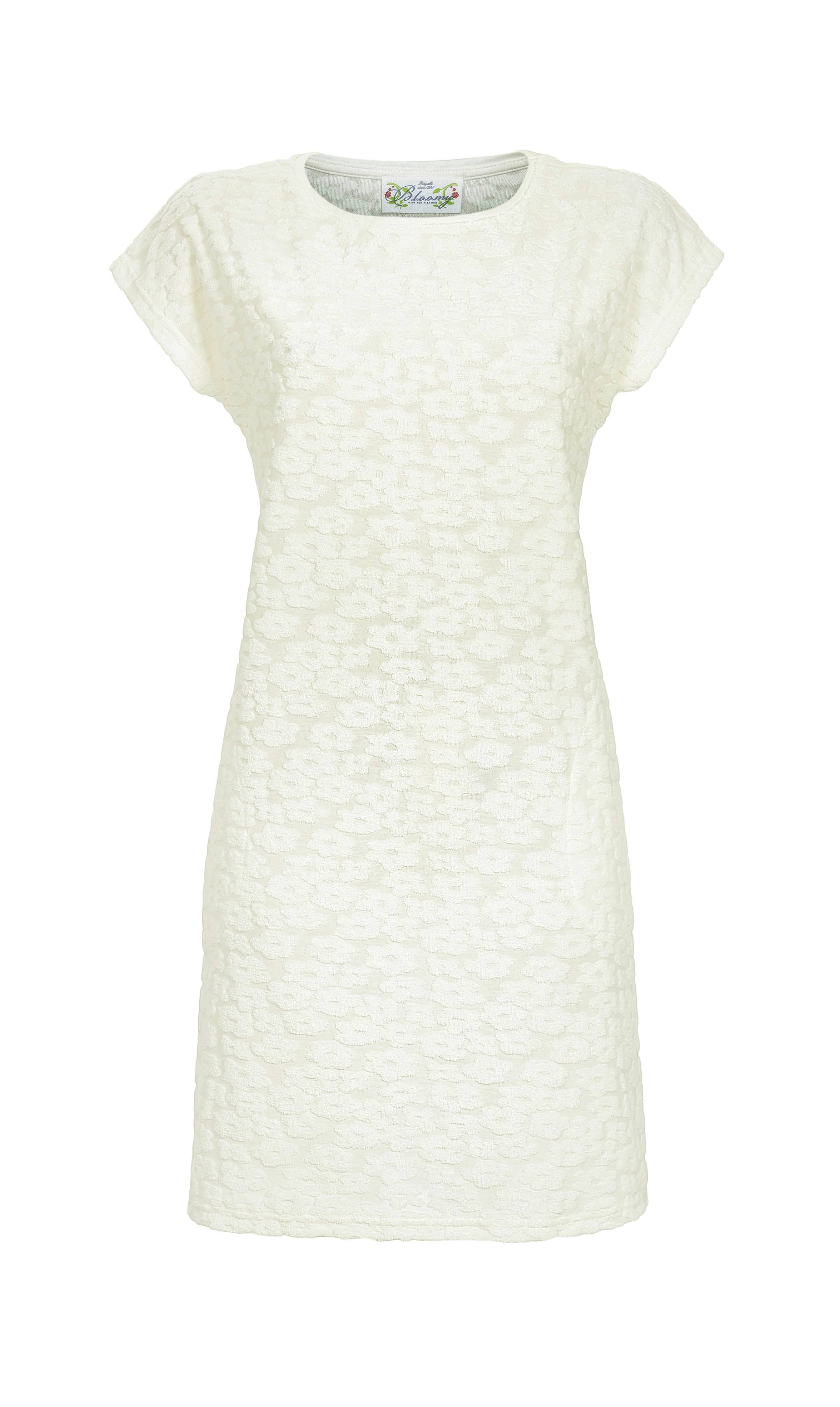 Kleid aus Jacquard-Stretchfrottee