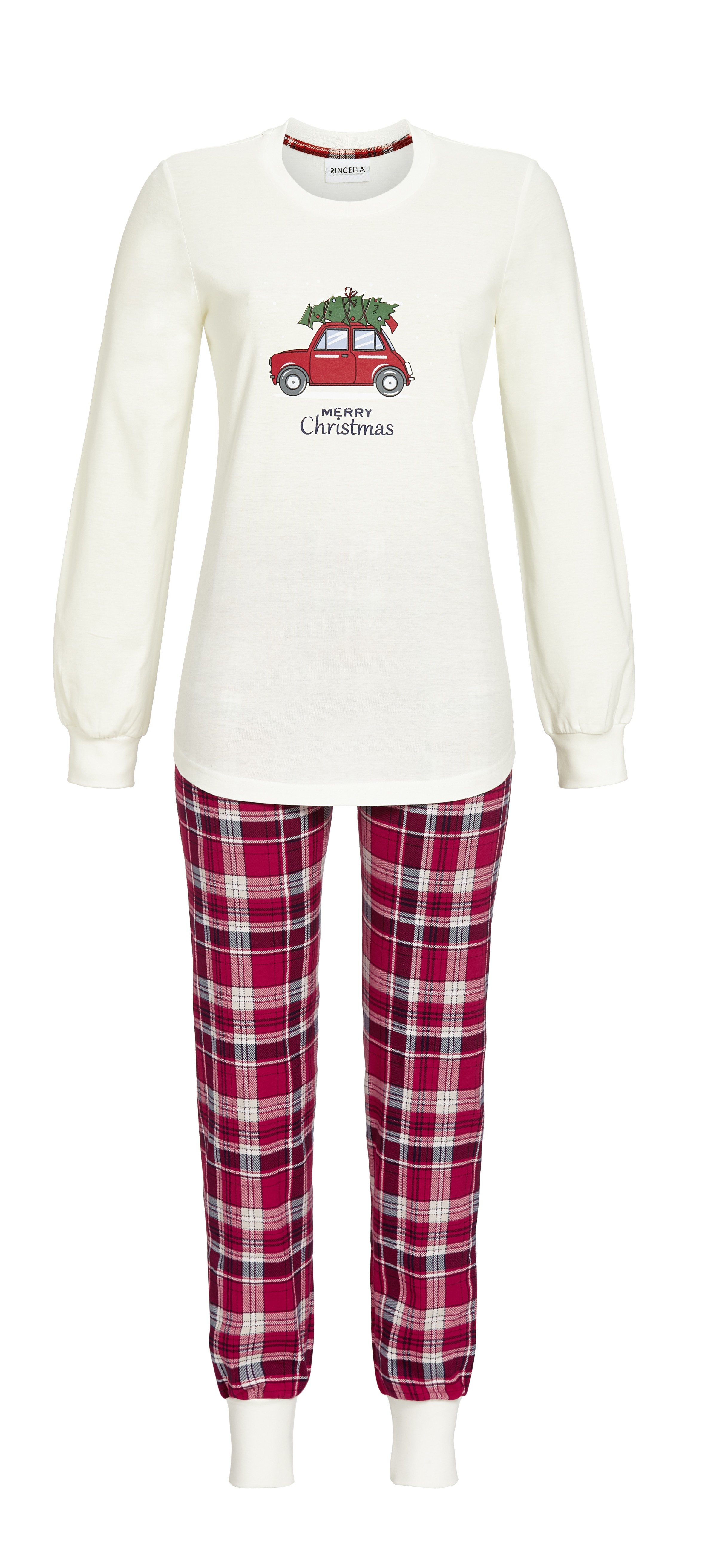 Pyjama mit Strickbündchen