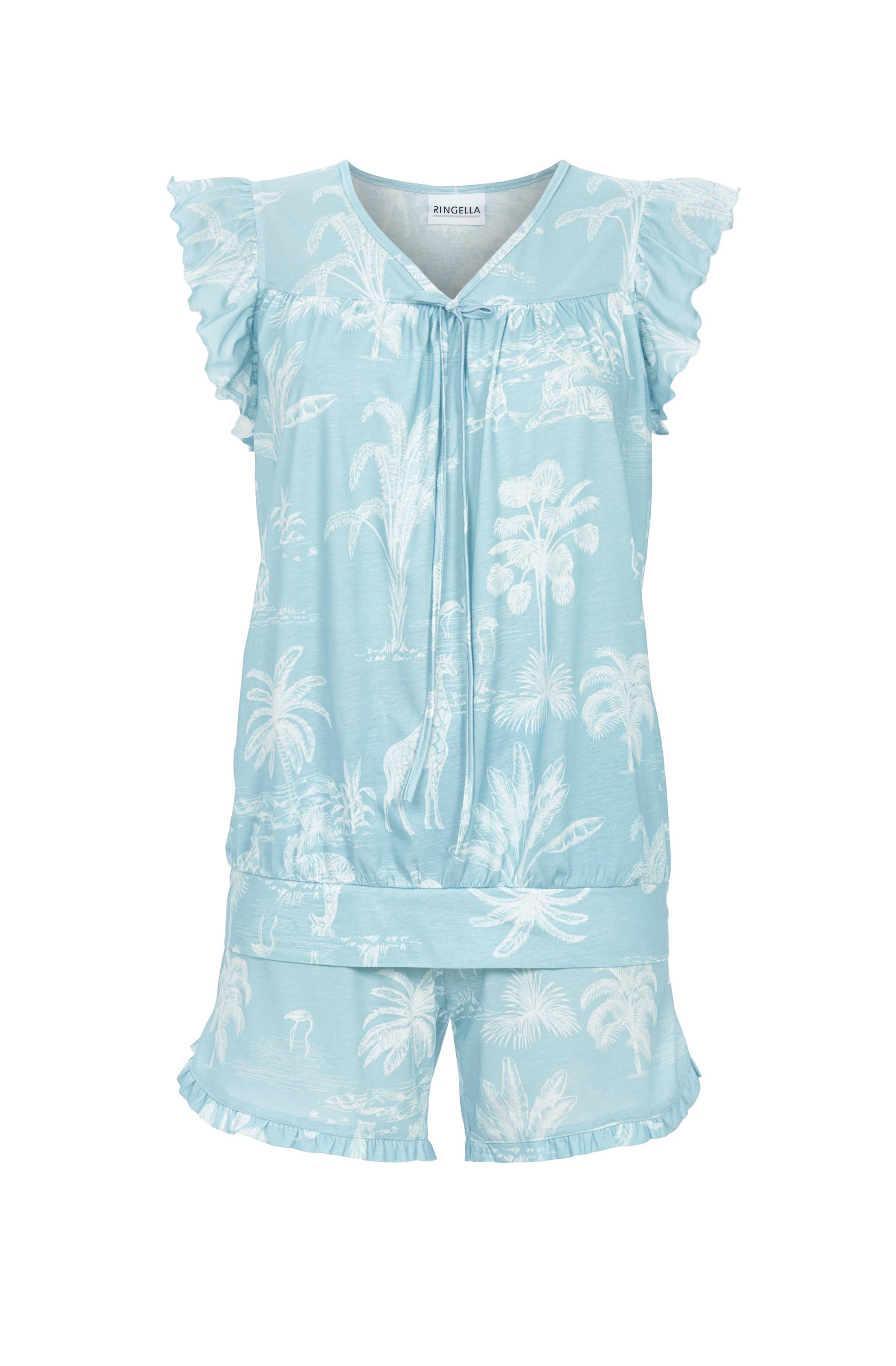 Shorty mit V-Ausschnitt