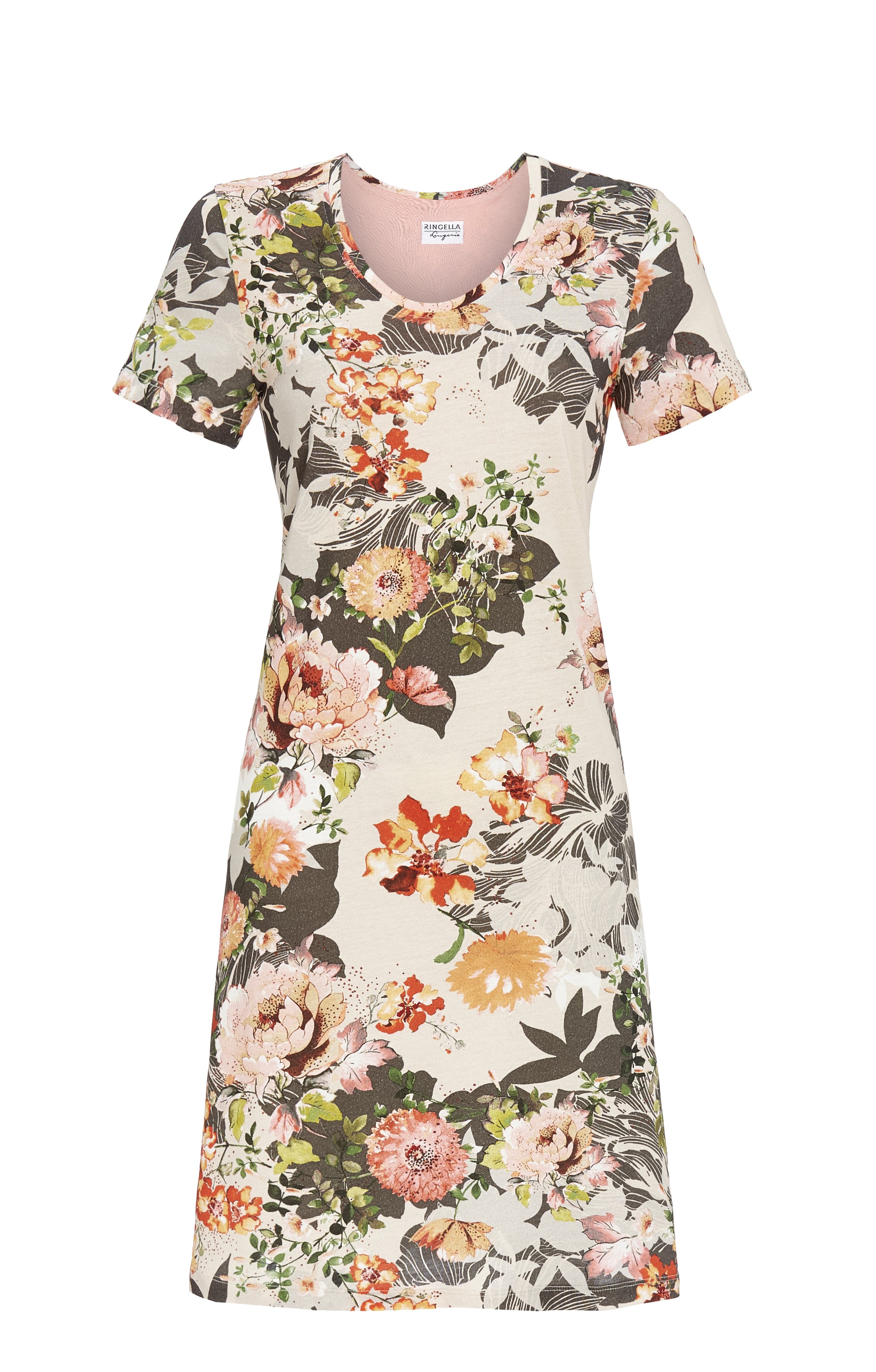 Nachthemd mit Floraldessin