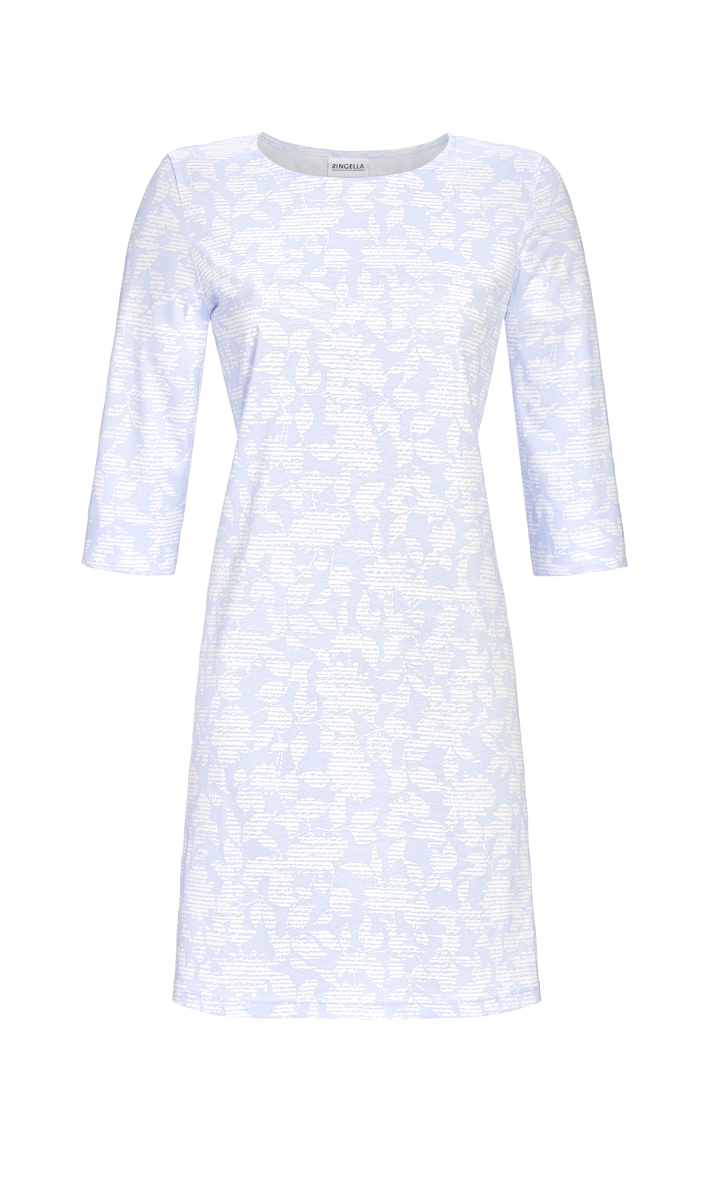Ringella Sleepshirt mit Blätter-Print und 3/4 Arm