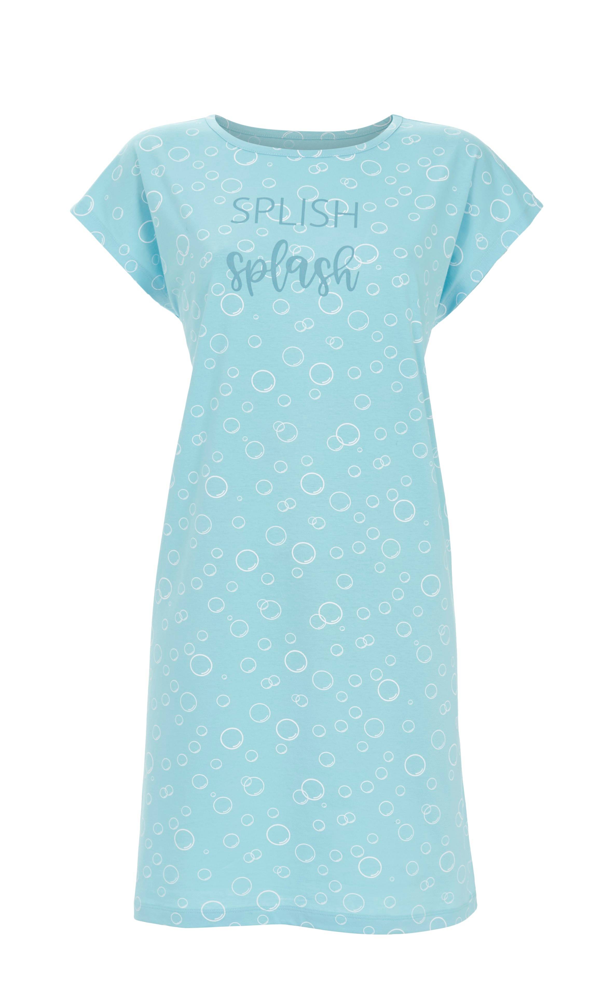 Bigshirt mit Seifenblasen-Dessin