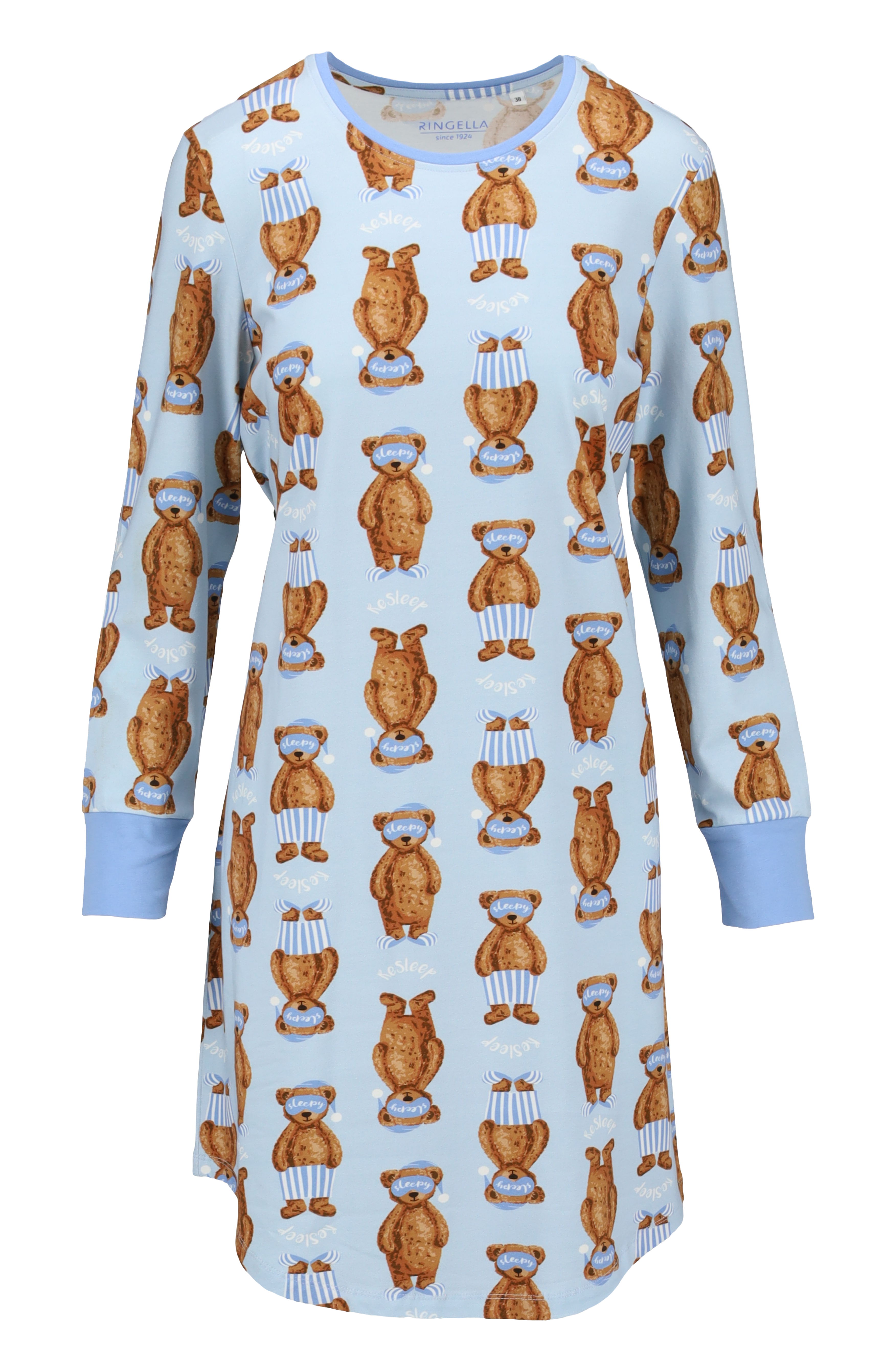 Sleepshirt mit Teddy-Dessin