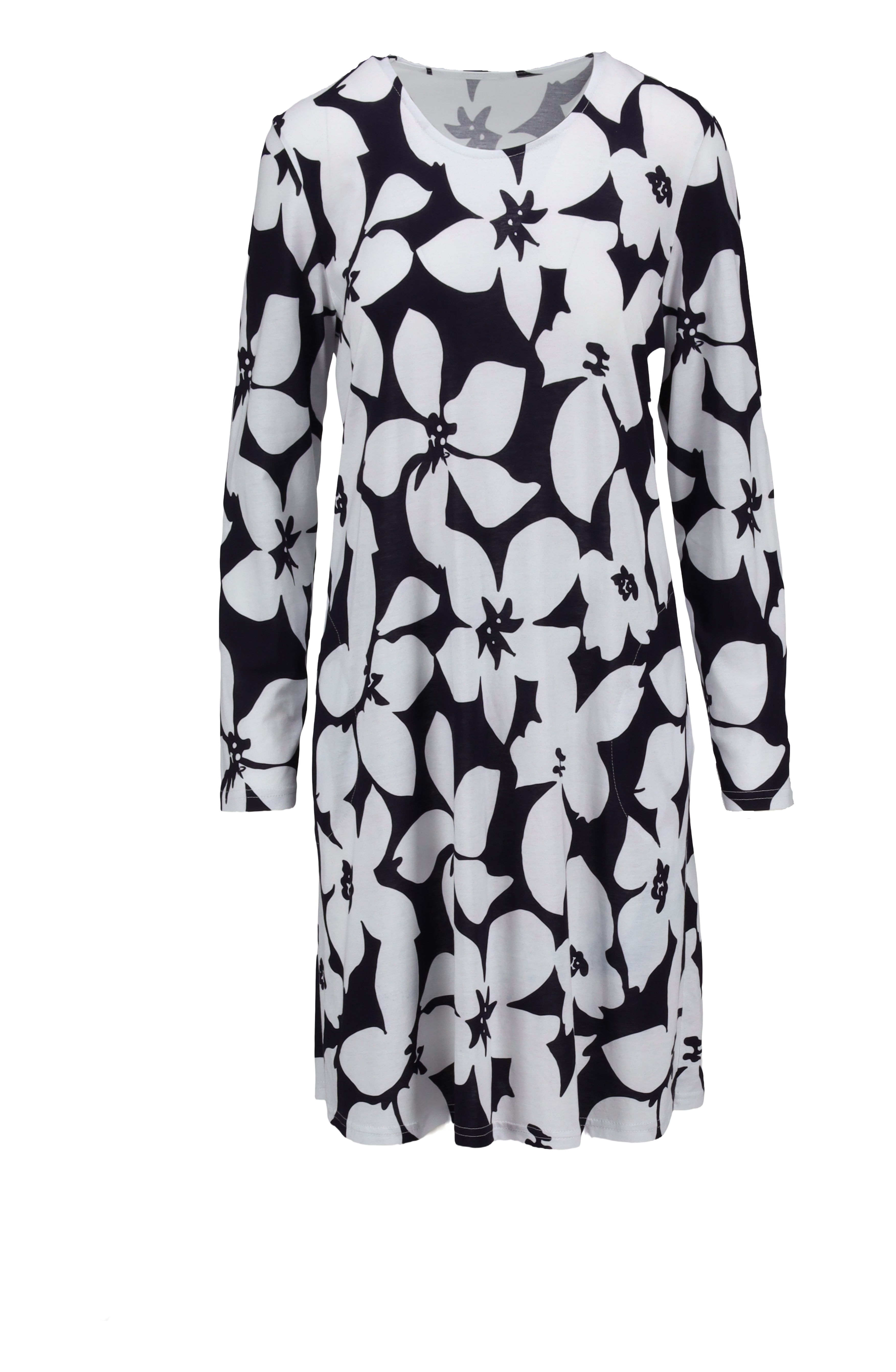 Sleepshirt mit Blumen-Allover