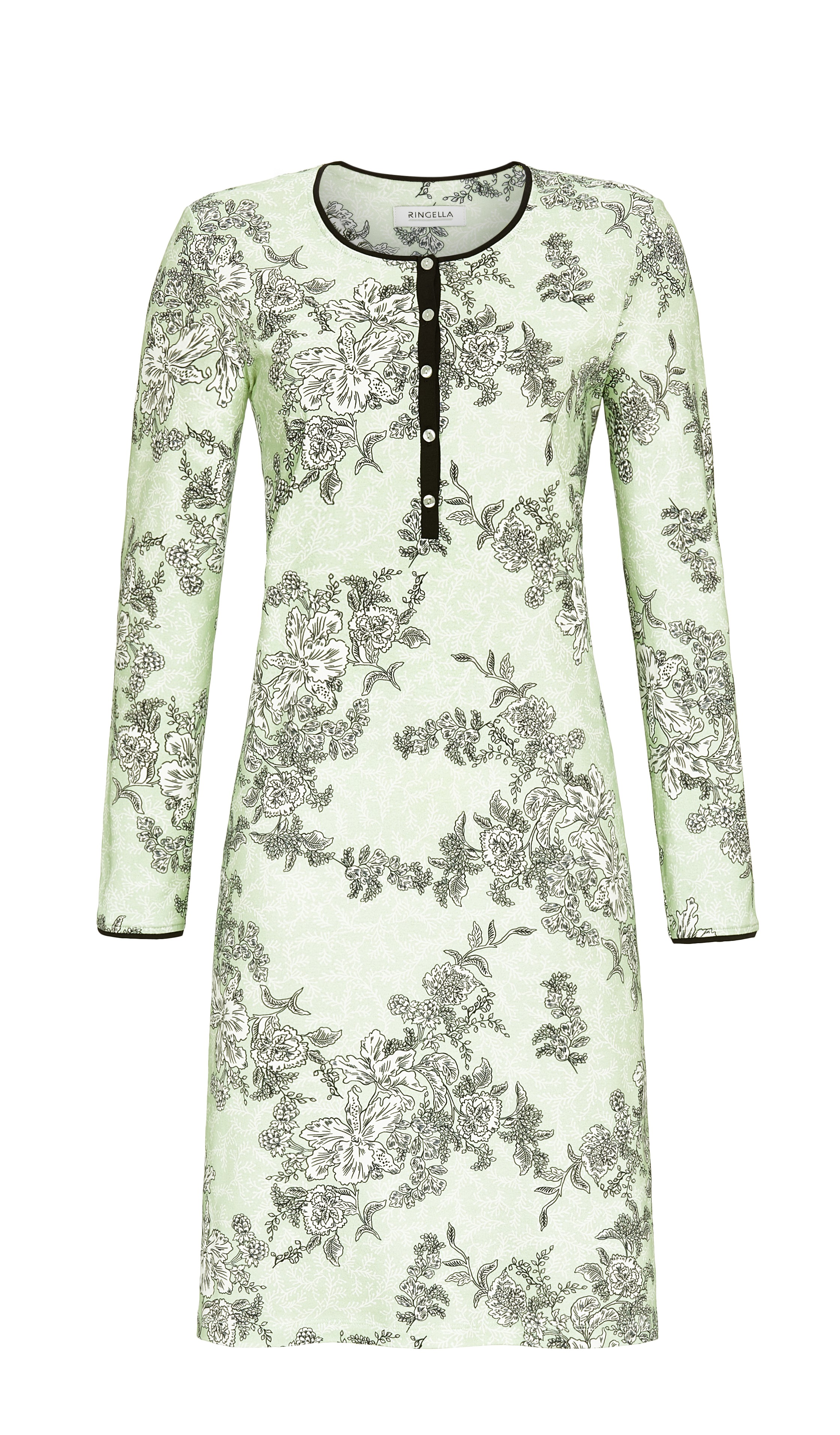 Ringella Nachthemd mit Knopfleiste