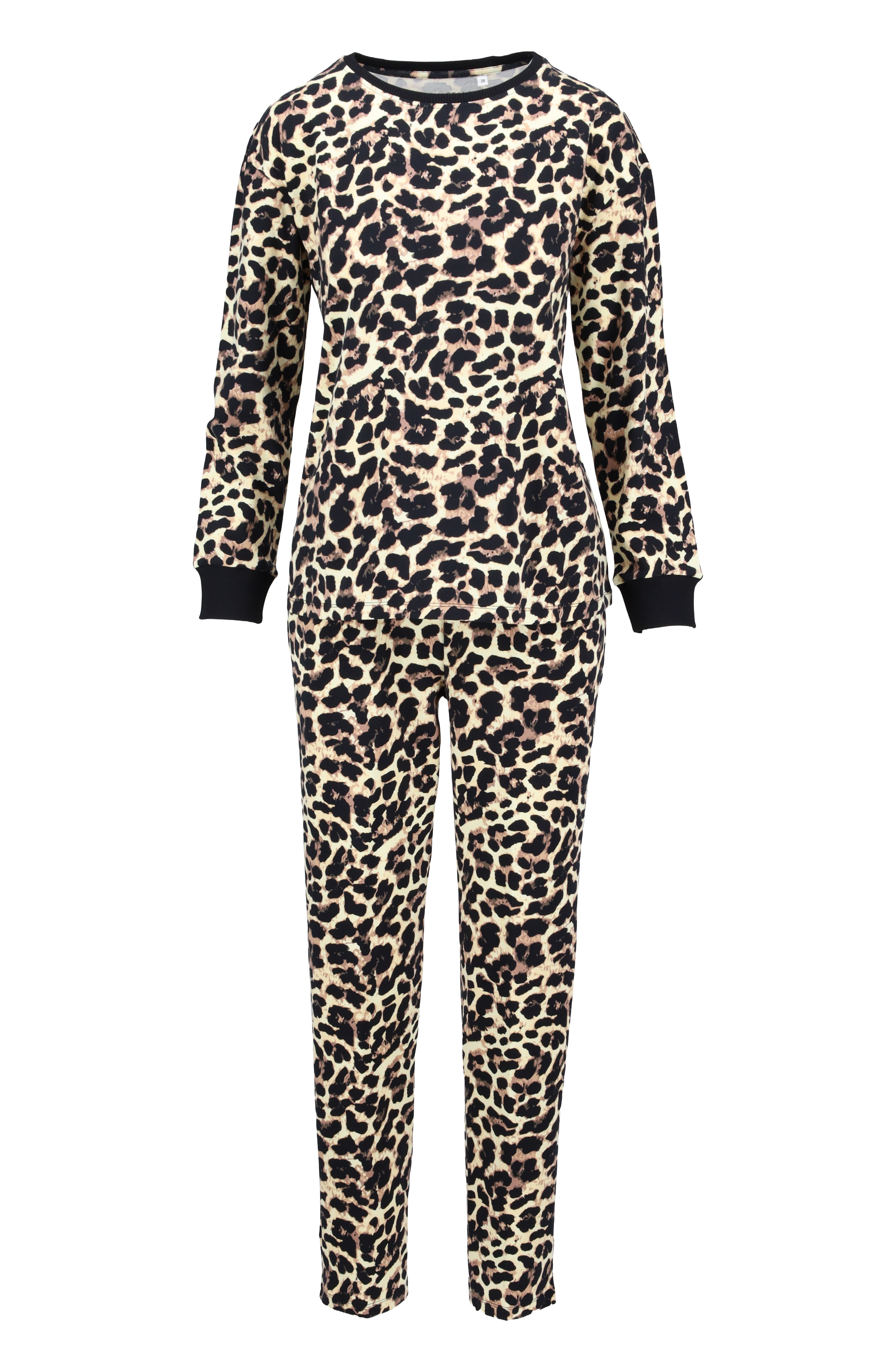 Pyjama mit Strickbündchen