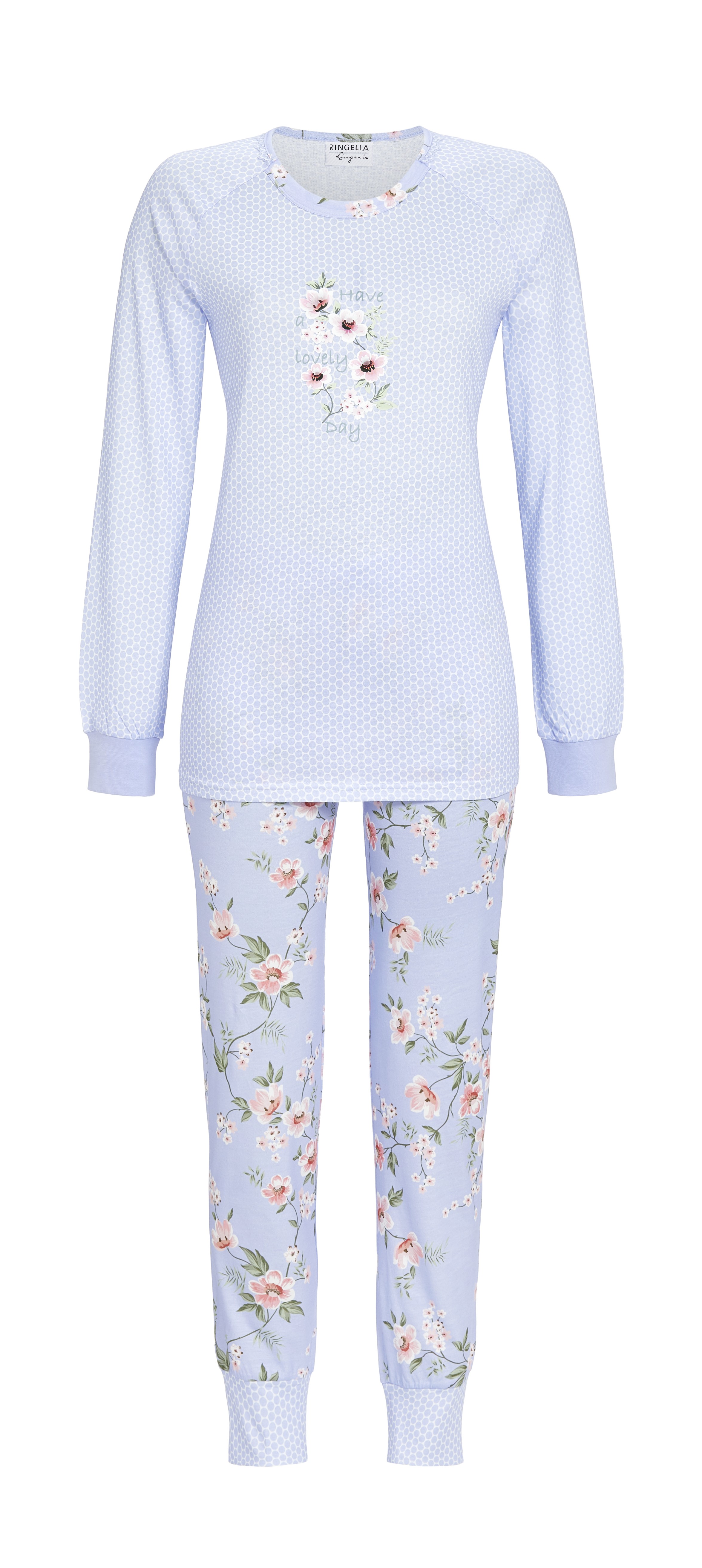 Pyjama mit Motivdruck