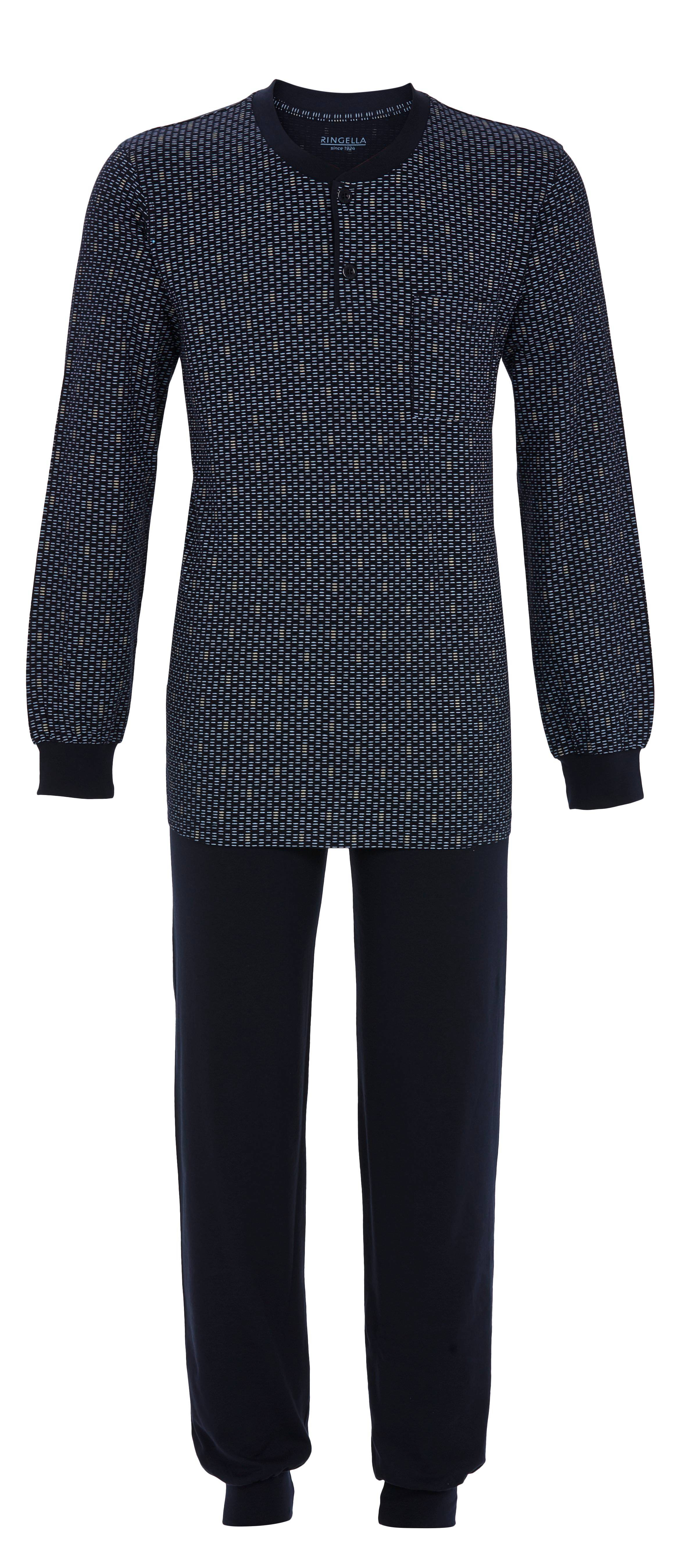 Pyjama mit Strickbündchen