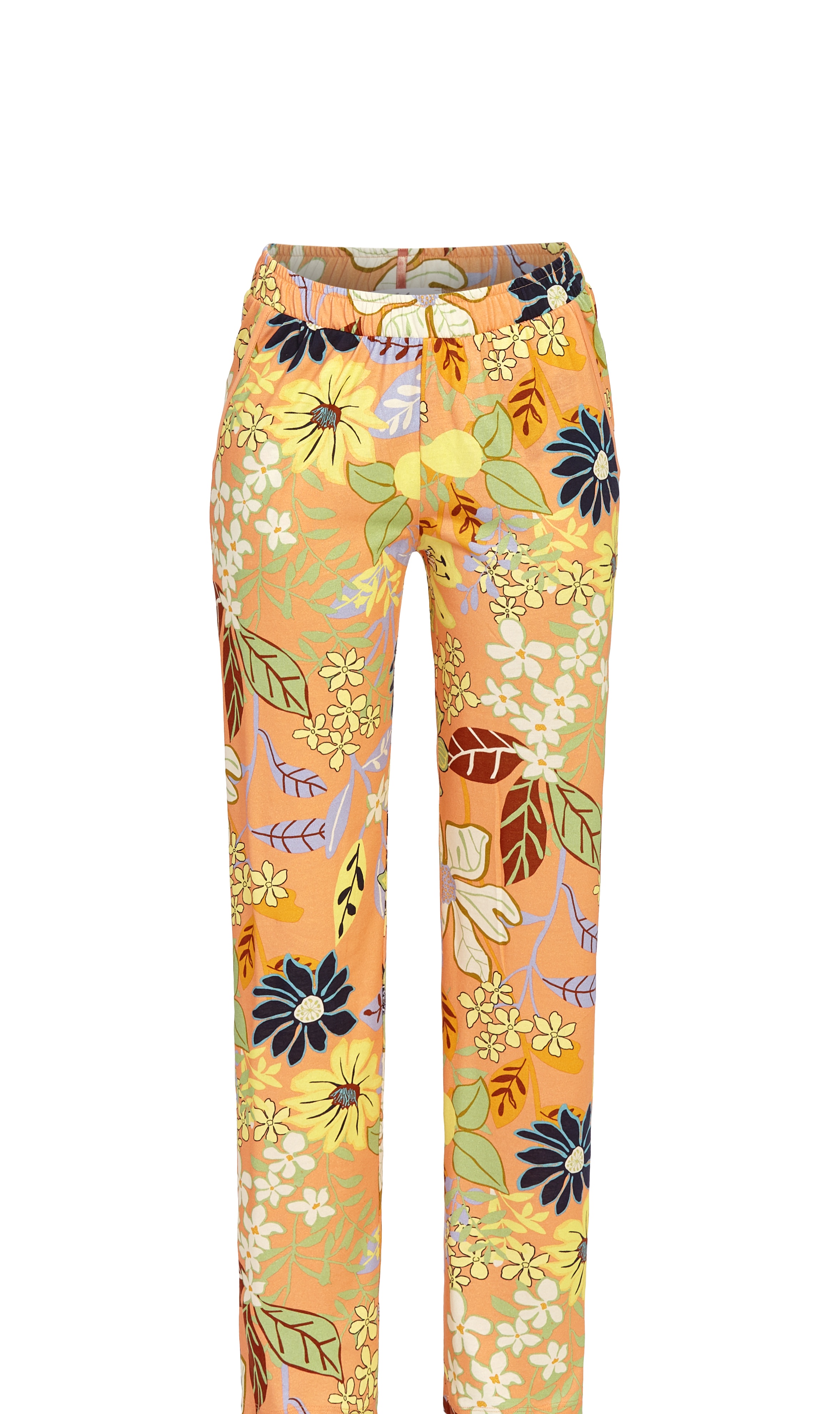 Lange Hose mit Blumendessin