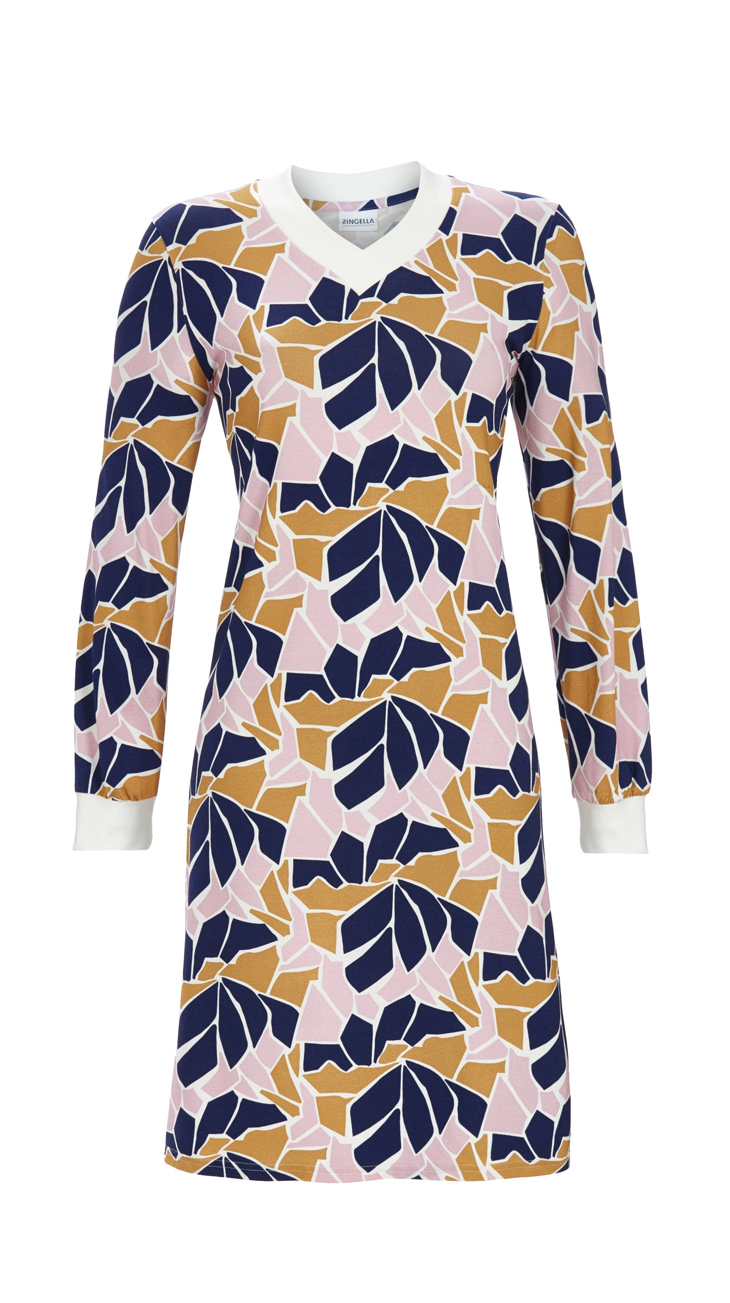 Nachthemd mit Strickbündchen