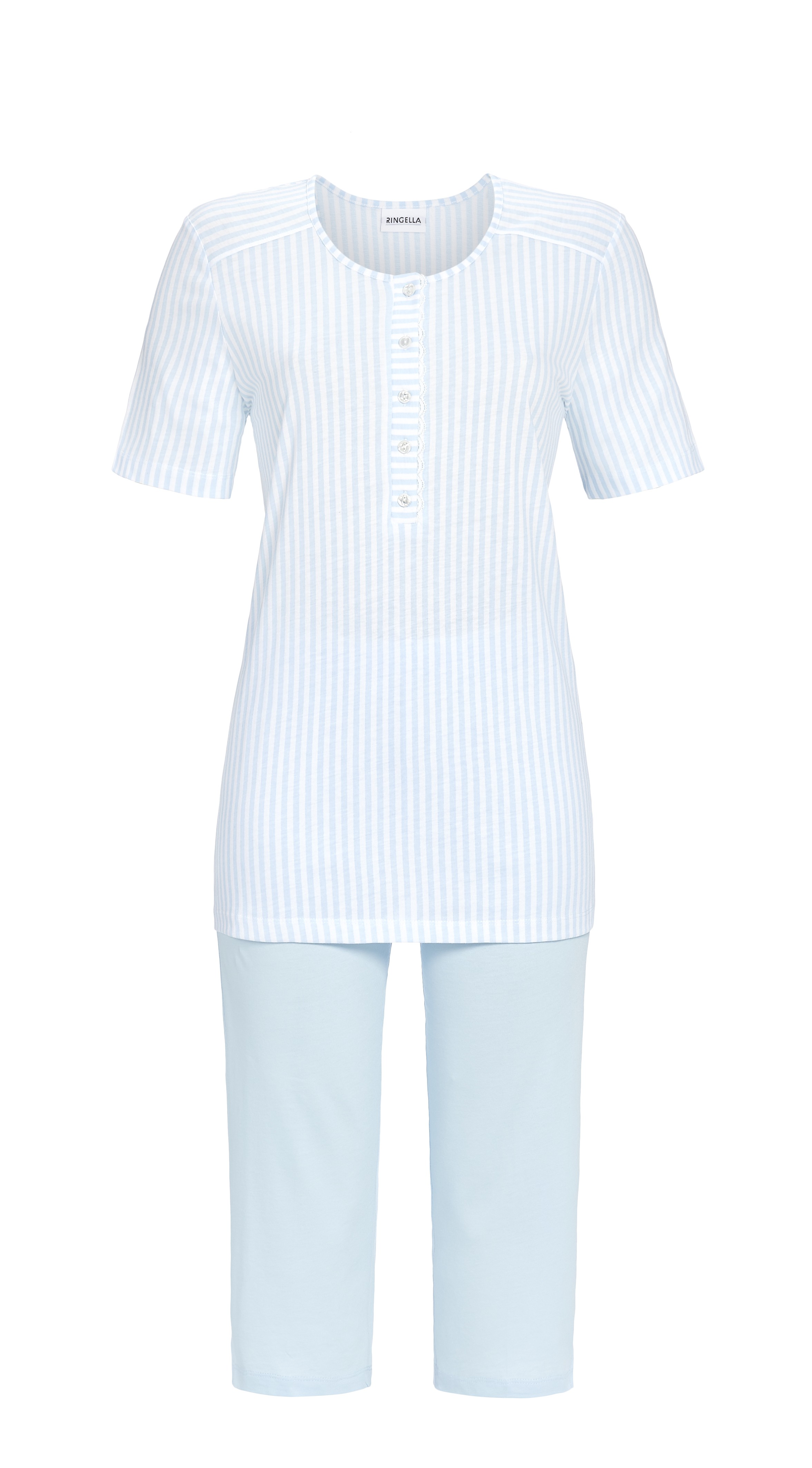 Ringella Pyjama mit Caprihose