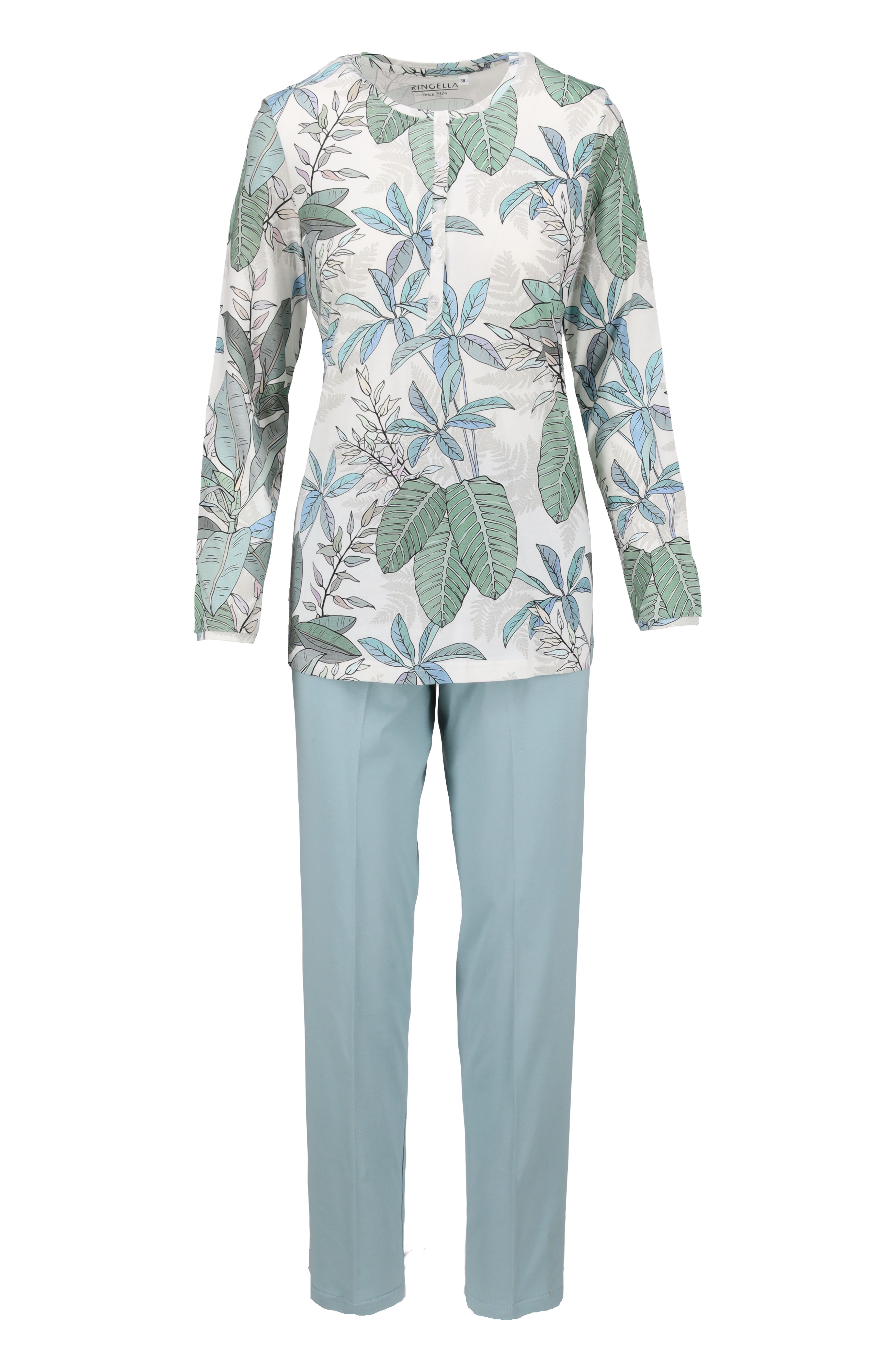 Pyjama mit Oberteil im Floraldessin