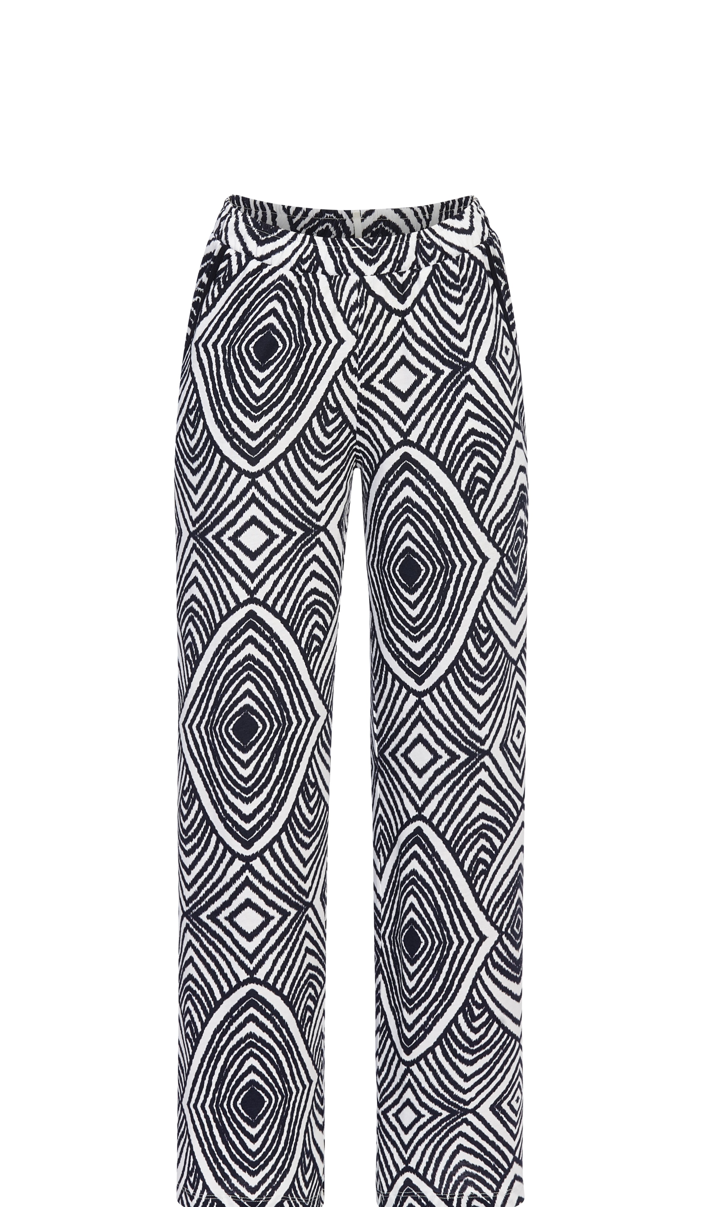 Lange Hose mit Ethno-Print