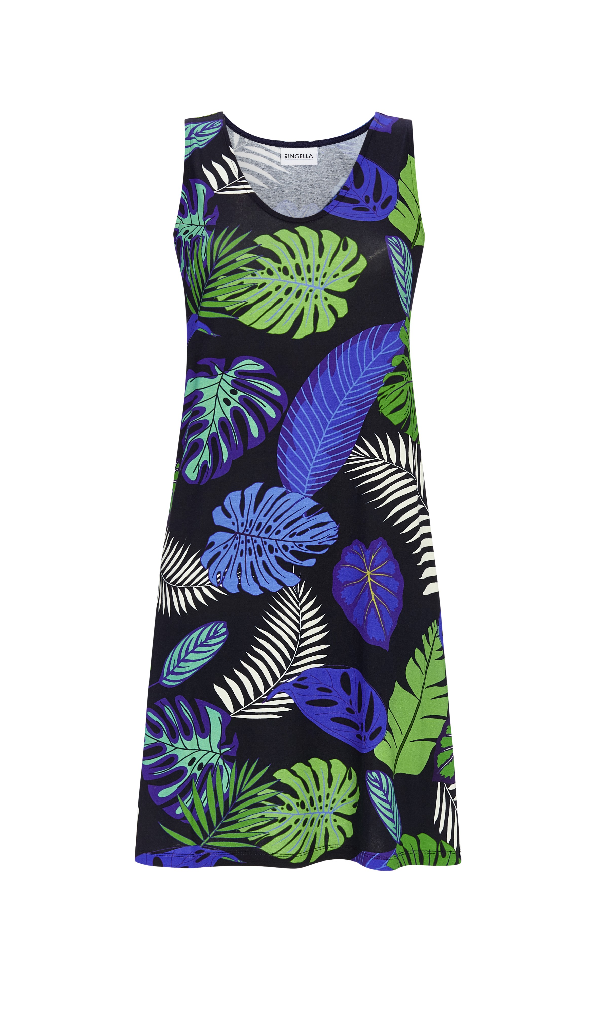 Ringella Ärmelloses Kleid mit Blätterdruck