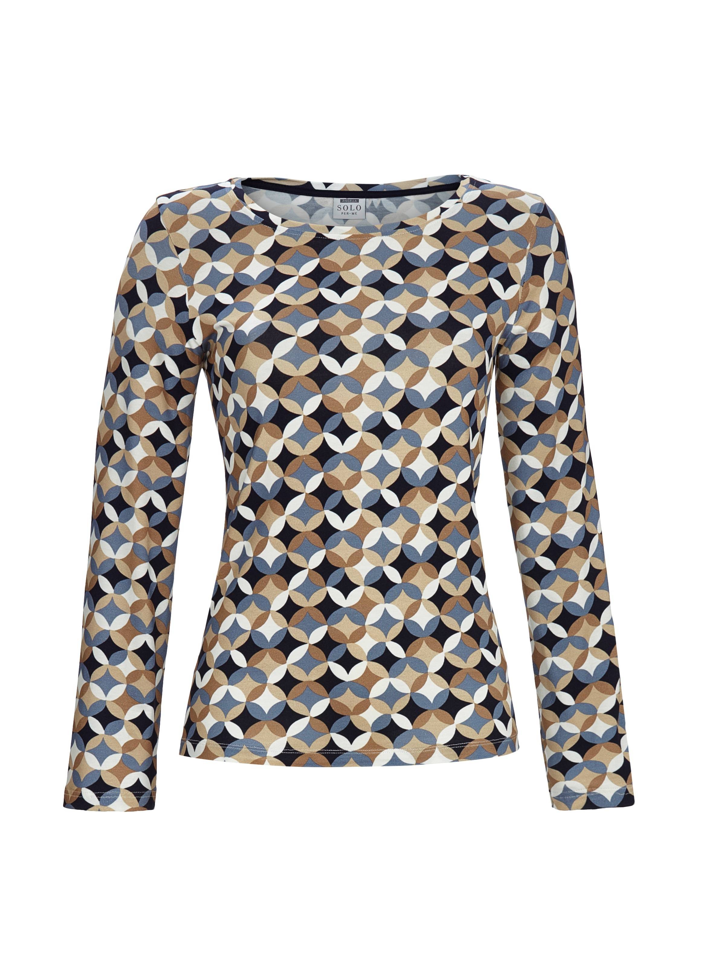 T-Shirt mit Abstraktdessin T-Shirt mit Abstraktdessin